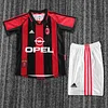 1998-1999 Retro AC Milan Home Football Shirt 1:1 Thai Quality Kids Size