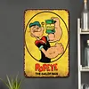Popeye - Panneaux en &eacute;tain m&eacute;tallique(20*30cm/30*40cm)