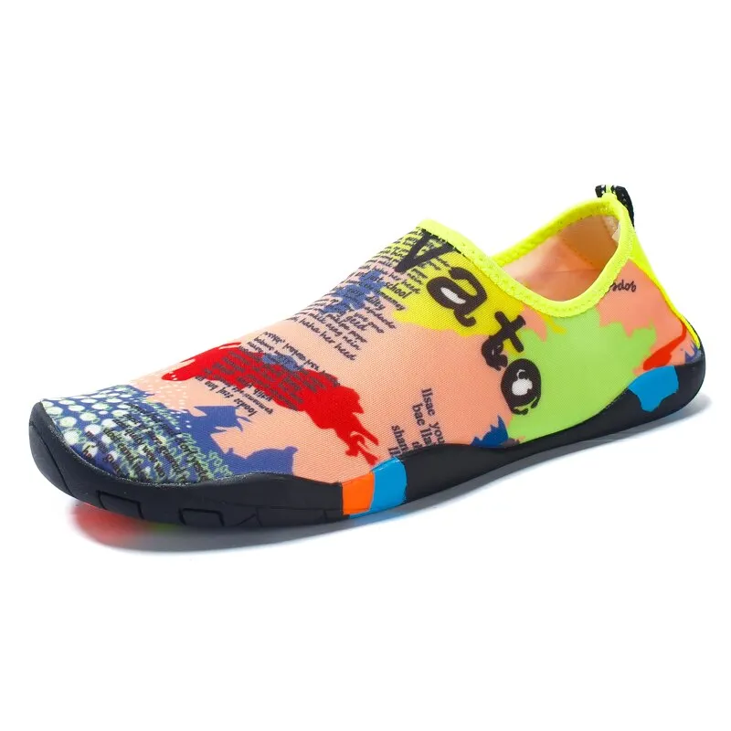 VEAMORS Men Women Aqua Shoes Quick Dry Swim Water Sneakers Lover Upstream Lightweight Flat Shoes Outdoor Slip-on Beach Sneakers