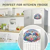 Dolphin Diamond Painting Magnetic Fridge Calendar To-do List Calendar Kit