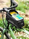 Bicycle Phone Front Frame Bag Waterproof Bike Phone Mount Pouch Bike Accessories