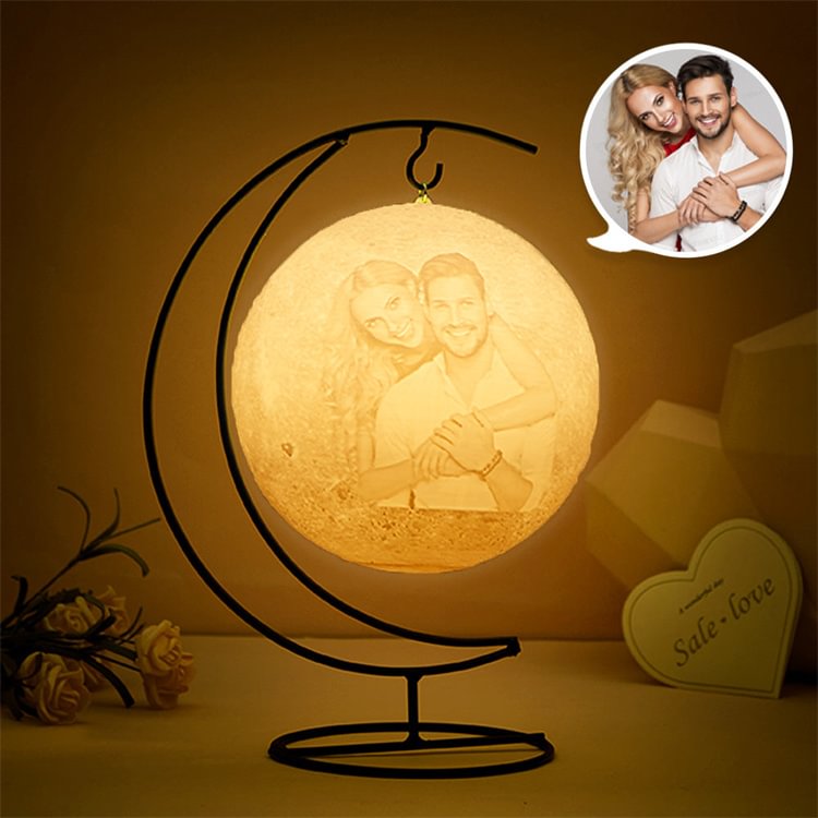 Custom Photo Suspension Bracket Lunar Lamp Night Light