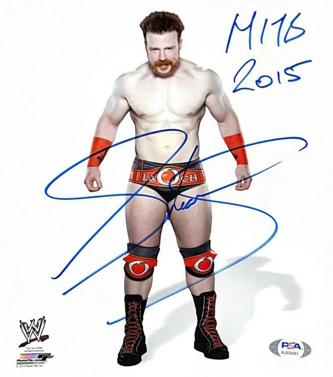 WWE SHEAMUS HAND SIGNED AUTOGRAPHED 8X10 Photo Poster painting WITH PROOF AND PSA DNA COA 4