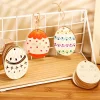 10 pi&egrave;ces Oeufs d&eacute;coup&eacute;s en bois bricolage d&eacute;coration &agrave; suspendre de P&acirc;ques