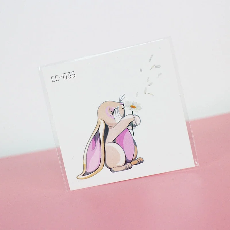 Cartoon Cat and Dog Face Stickers Tattoo Stickers Waterproof Girl/Child Cute Makeup Stickers Small Tattoo Pet Temporary Tattoos