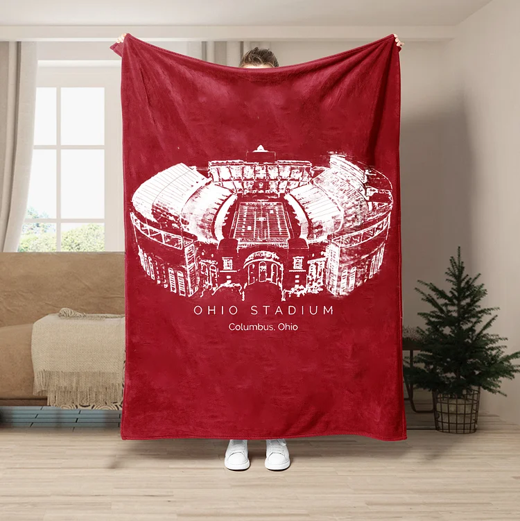 Ohio Stadium - Ohio State Buckeyes football, College Football Blanket