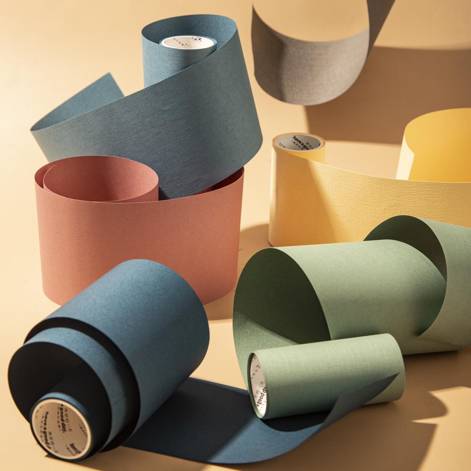 소재지 - 80mm*200cm 블랭크 세트 시리즈 빈티지 단색