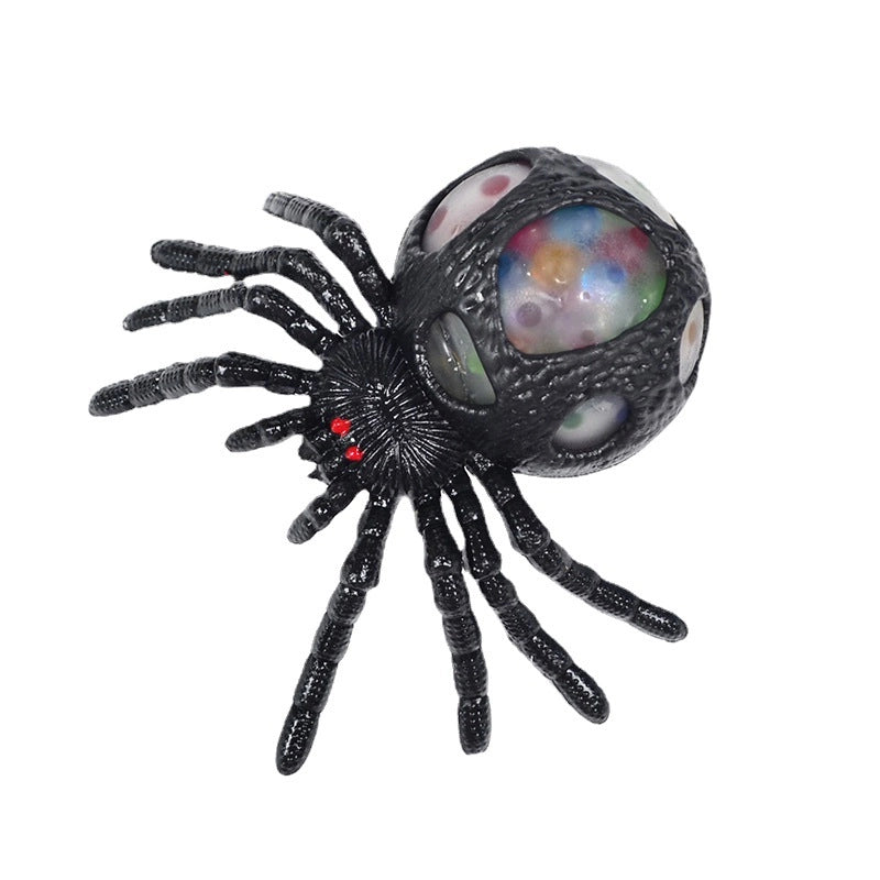 Hot Selling Halloween Spider Vent Ball Children’s Trick Toy Funny Pinch Music Factory Supply