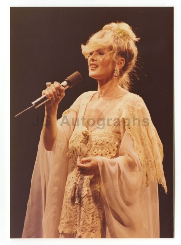 Connie Stevens - Vintage Candid Photo Poster painting by Peter Warrack - Previously Unpublished