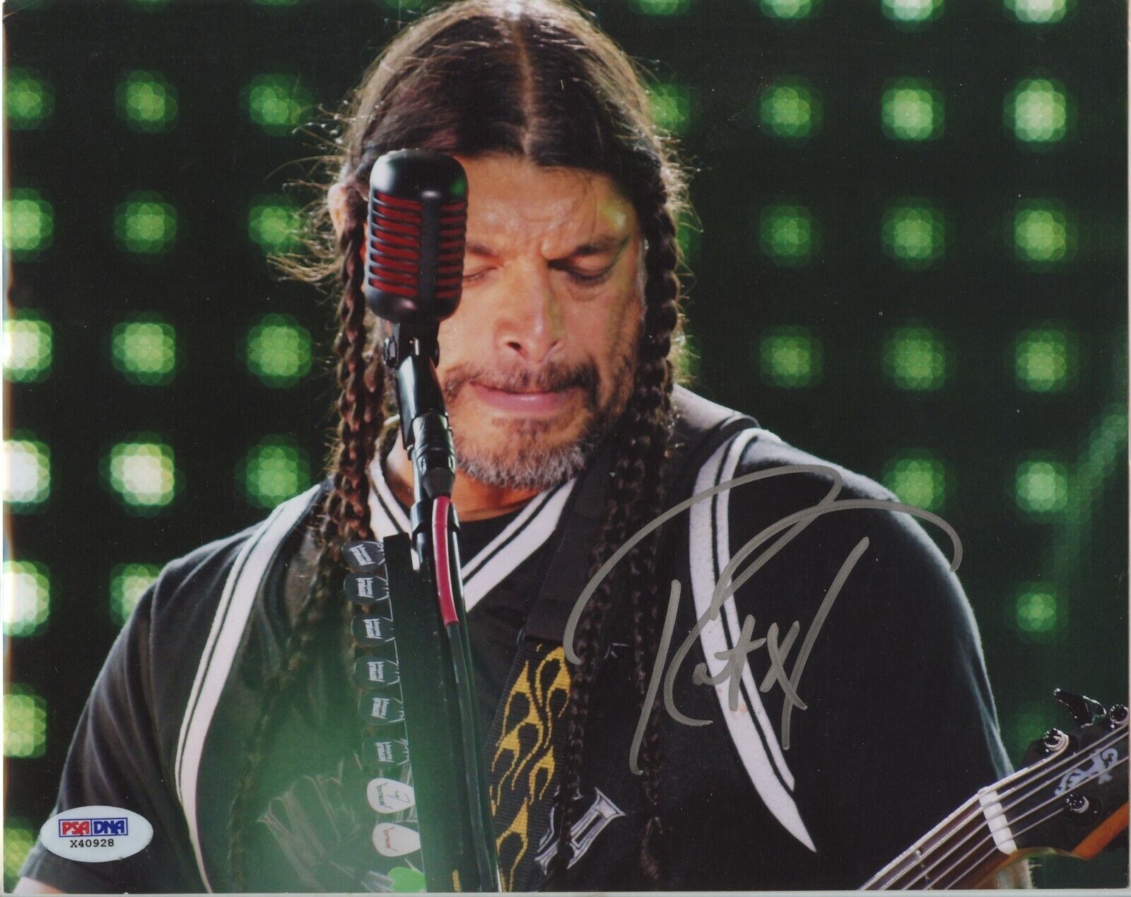 ROBERT TRUJILLO 8x10 Photo Poster painting Signed Autographed Auto PSA DNA Metallica