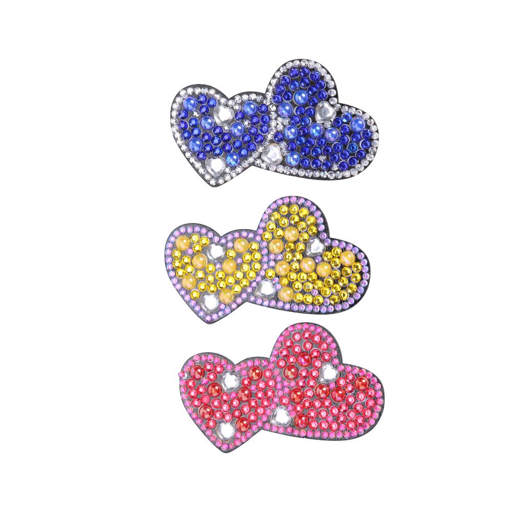 

3pcs Love Heart - 5D DIY Craft Fashion Accessories, 501 Original