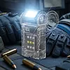 COB+SMD LED Camping Work Light Rechargeable Mini Flashlight Hat Clip Torch Light