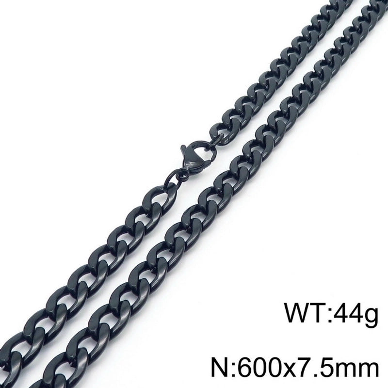 Fashion Geometric Stainless Steel Plating Necklace 1 Piece