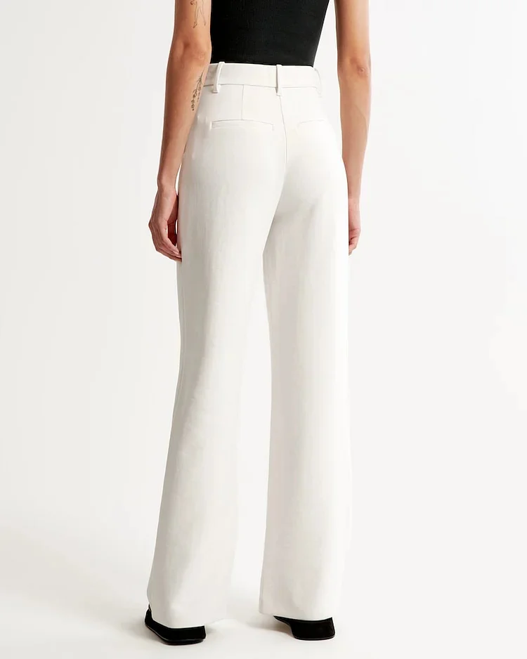 Effortless Tailored Wide Leg Pants