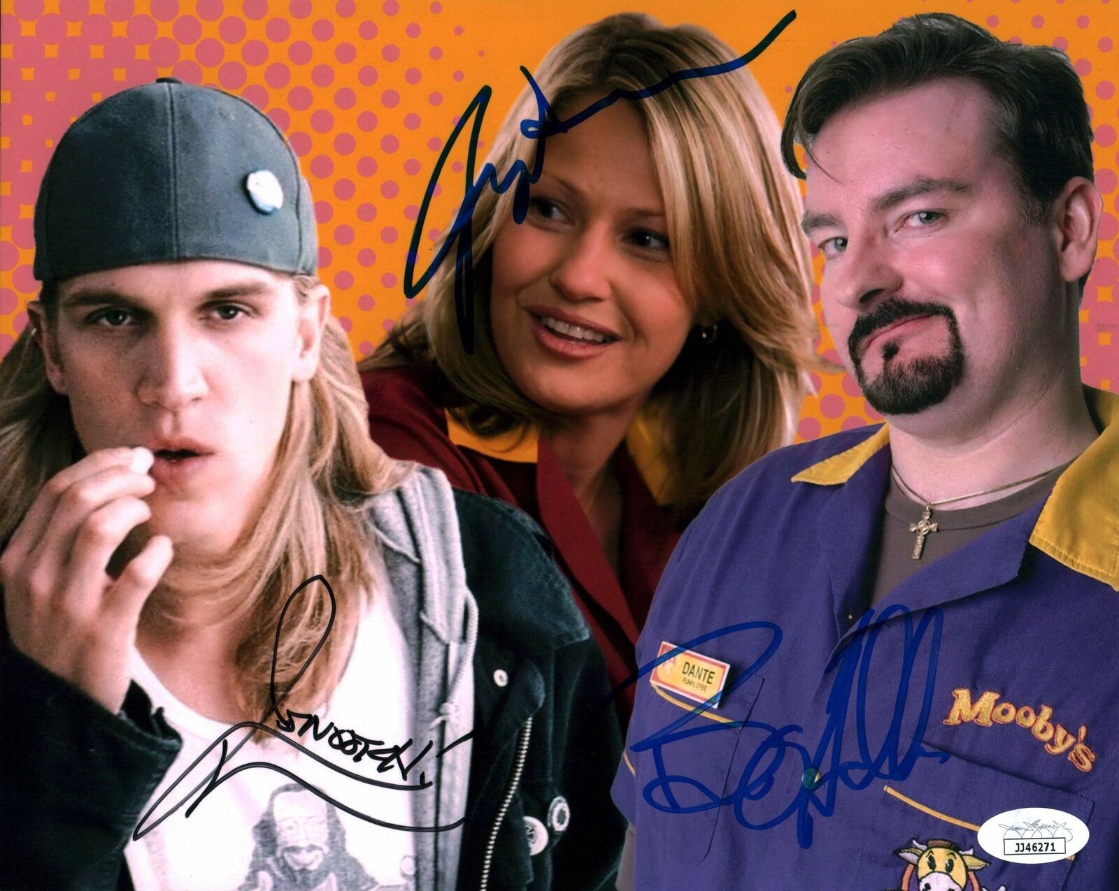 Clerks 8x10 Photo Poster painting Signed Autograph O'Halloran Mewes Adams JSA Certified COA Auto