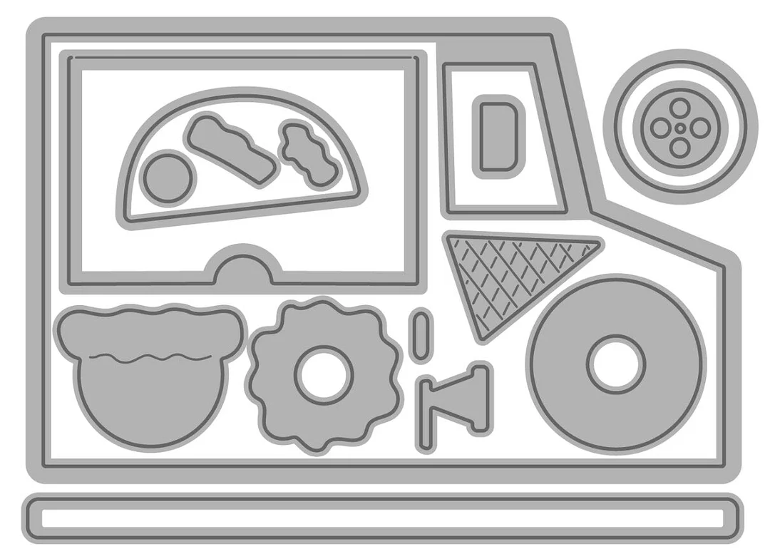 Metal Cutting Dies Slimline Essentials card Scrapbooking Stencil Cut Die For DIY Card Crafts Handmade