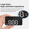 Car HUD Big Font Digital HUD Security Alarm Digital Speedometer Auto Accessories