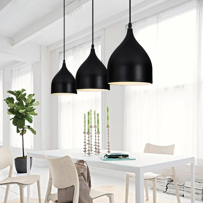 Modern Pendant Ceiling Lamps Dining Table Lustre Pendant Lights Loft Lamp Hanglamp Nordic Hanging Kitchen Light Fixture