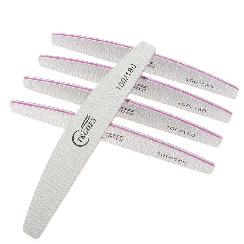 5pcs Nail Files Block Buffer For Manicure UV Gel Polisher Nail Polish Files Manicure Pedicure Buffers Tips Nail Tools Wholesale