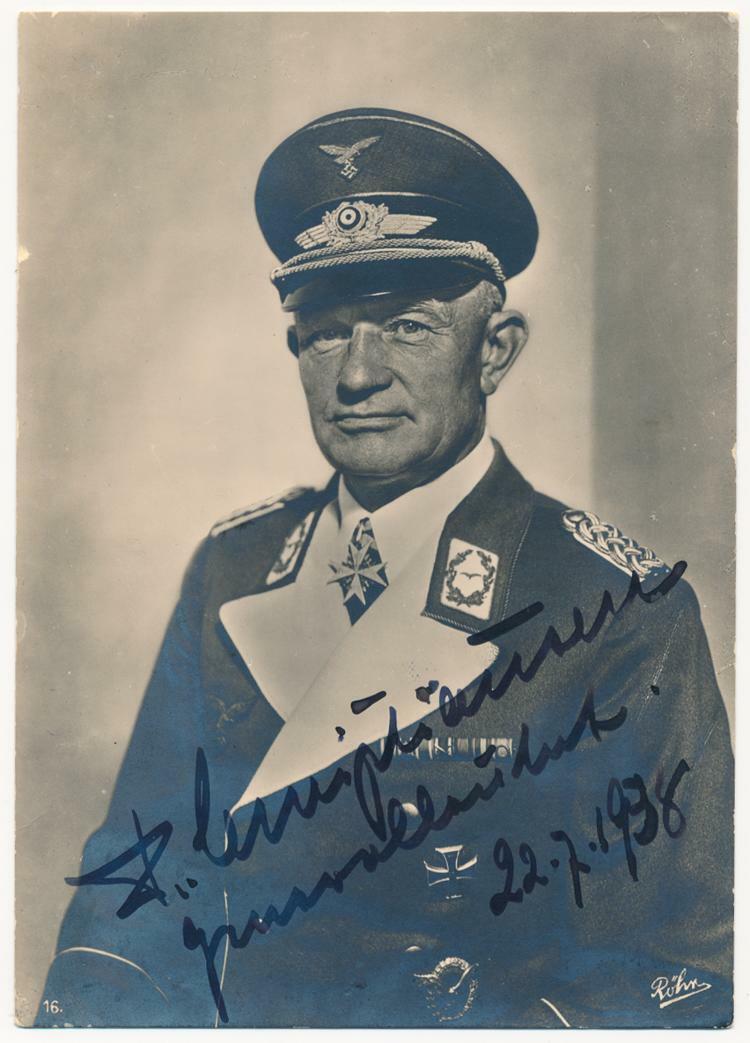 FRIEDRICH CHRISTIANSEN Signed Photo Poster paintinggraph - Ace Fighter Pilot WW1 - preprint