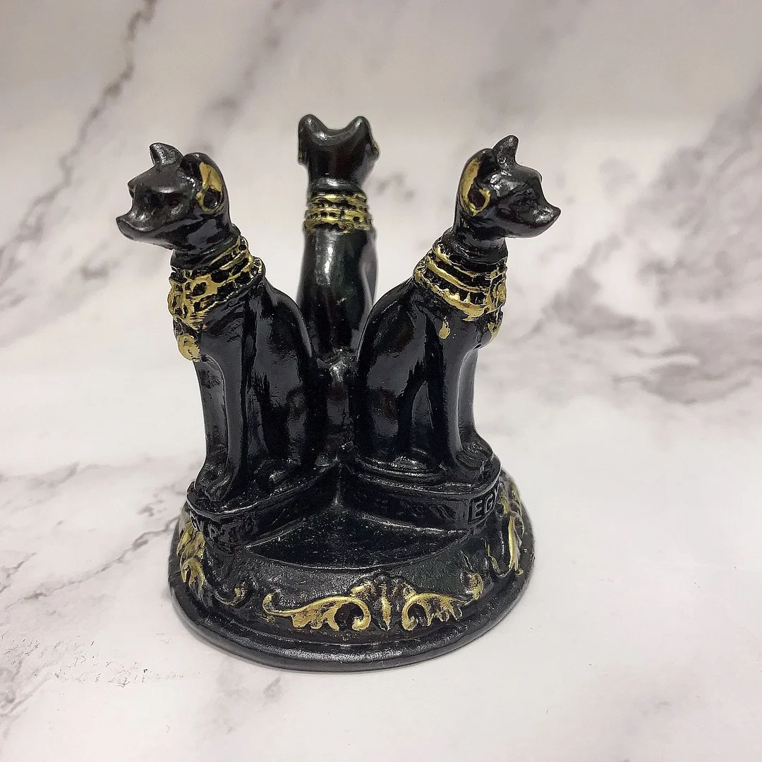 Cat Goddess Bastet Sphere Stand