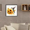 Diamond Painting-DIY Full Round Drill Sunflower Hummingbird(35x35cm)