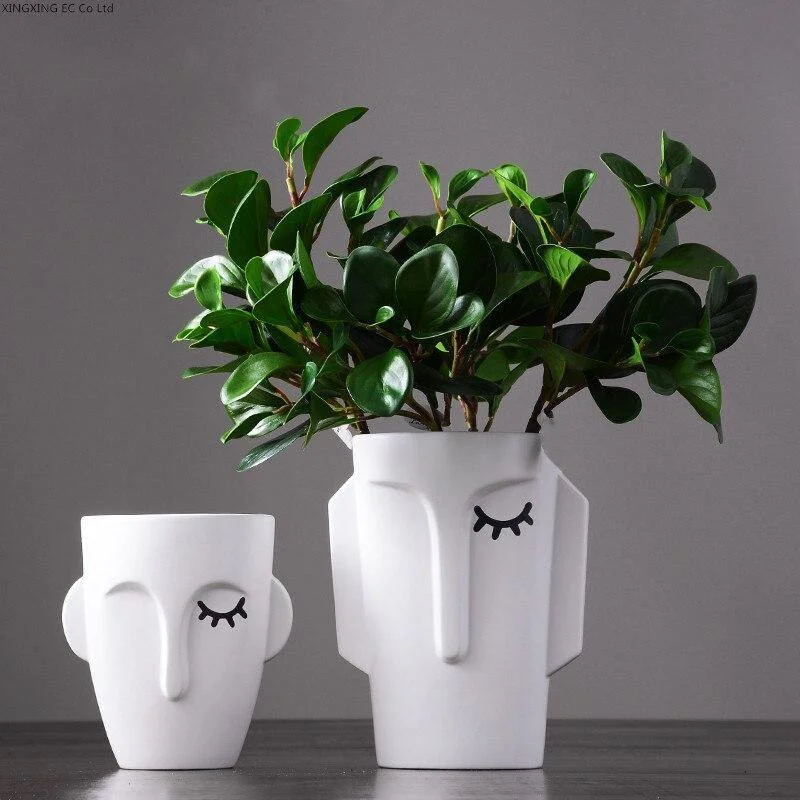 Abstract Face Vases