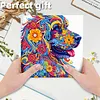 6pcs Diamond Painting Mandala Flowers and Animals Greeting Card Kits with Envelopes for Family Friend Gifts