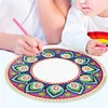 DIY Diamonds Painting Mirror Datura Special Shaped Crystal Drill Crafts Kit