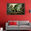 Diamond Painting-DIY Full Round Drill Dragon(60x40cm)