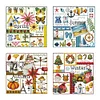 (Multi Style)Four Seasons Of Spring-Partial Embroidery 2 Strands 14CT Counted Cross Stitch-26*26CM