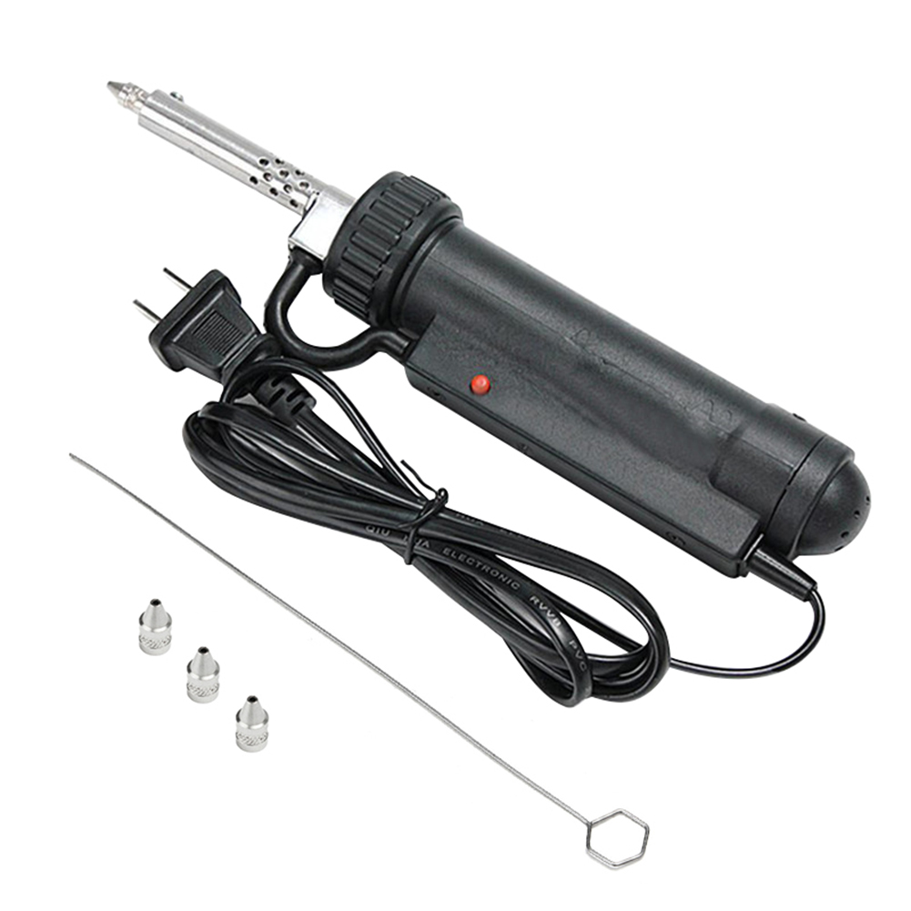 

Portable Welding Soldering Tin Sucker Vacuum 110V Desolder Pump with Nozzle, 501 Original