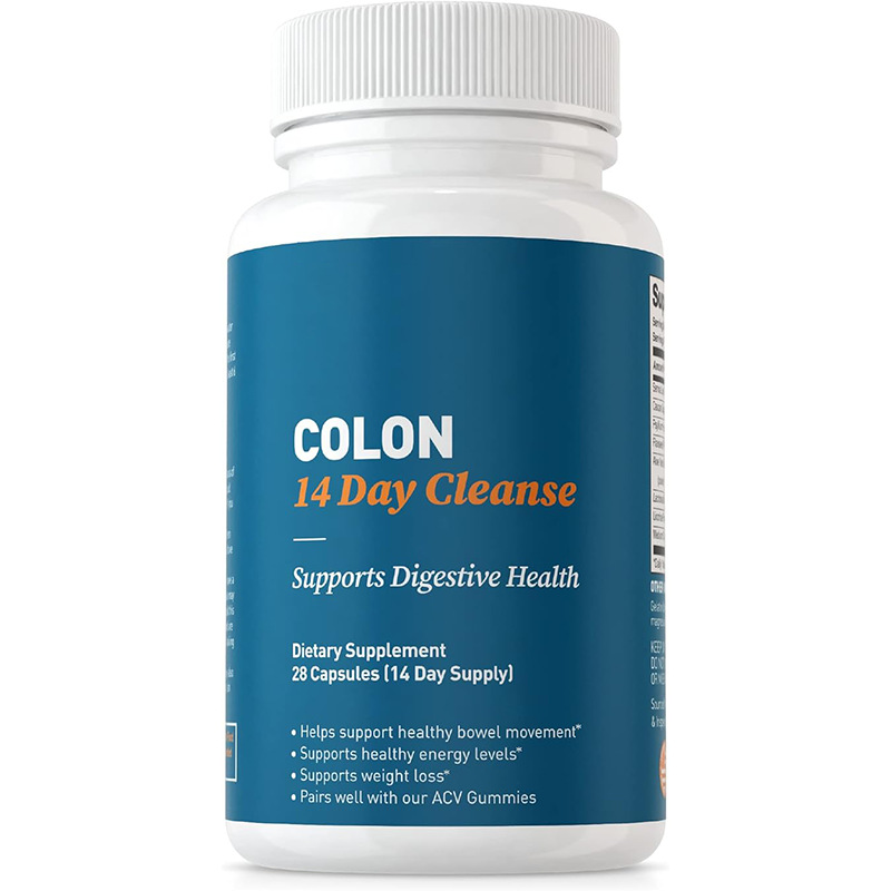 Colon 14-Day Cleanse: Detox & Gut Support Capsules