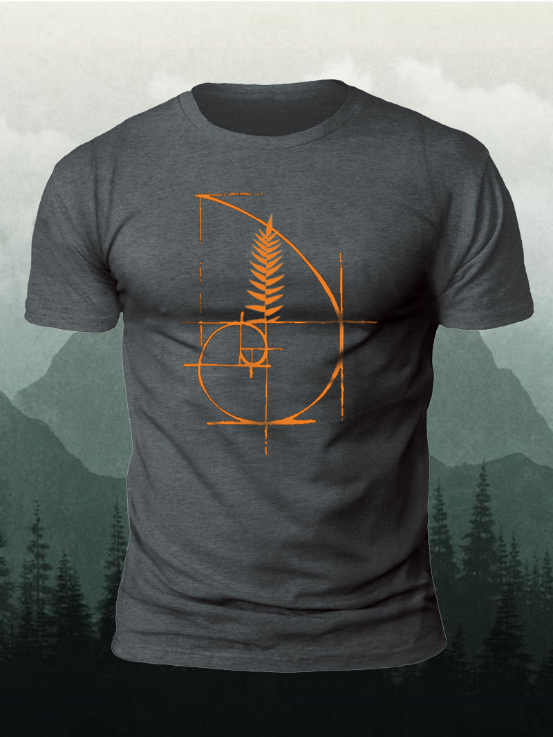 Men's Gold Edition Fibonacci Que Short-Sleeved Shirt