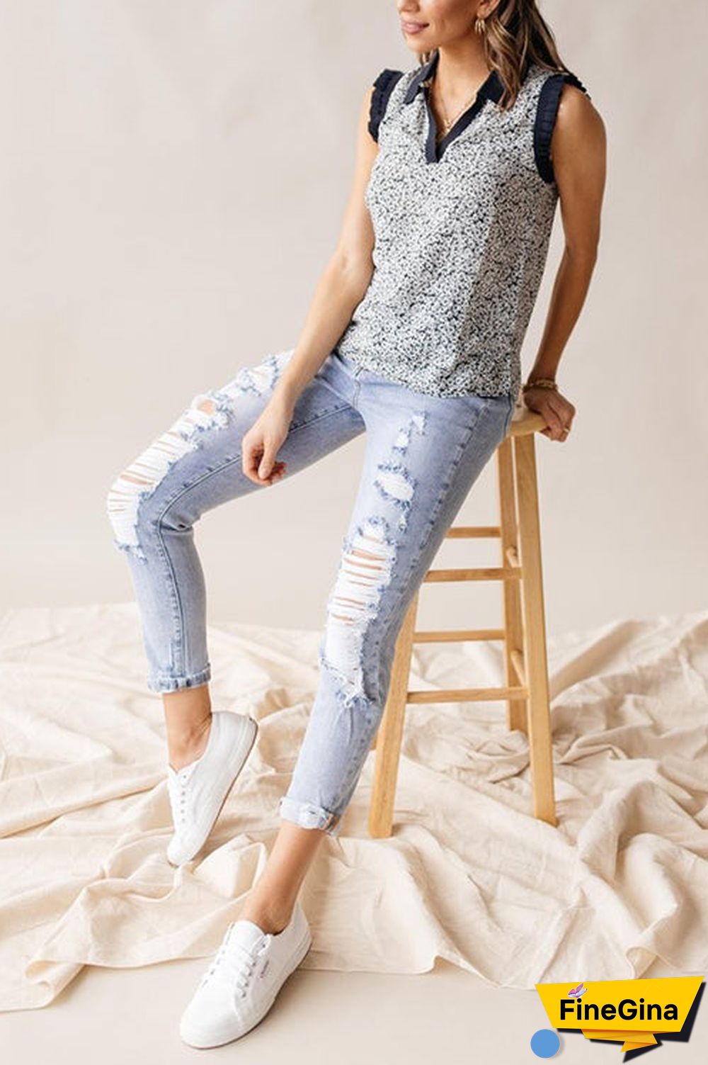 Distressed Denim Skinny