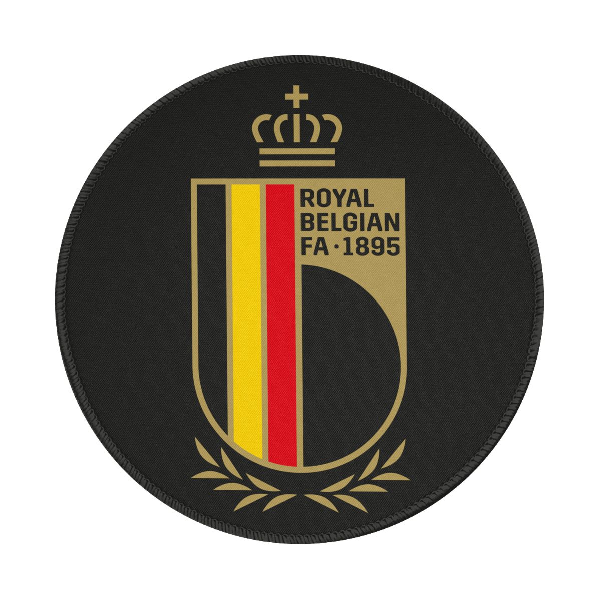 Belgium National Football Team Gaming Round Mousepad for Computer Laptop