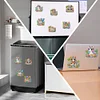 (US Only)6pcs 2D Flat Hello Summer DIY Diamond Painting Fridge Magnets for Home Decor