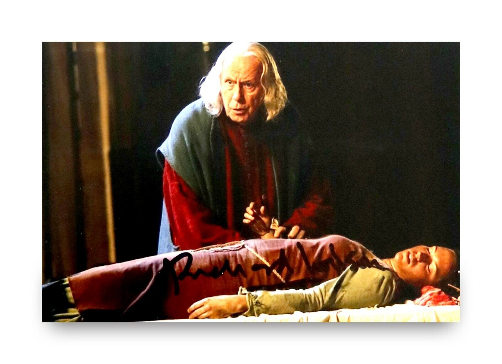 Richard Wilson Hand Signed 6x4 Photo Poster painting Gaius Merlin Victor Meldrew Autograph + COA