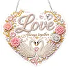 DIY Diamond Painting Hanging Ornament Pendant Acrylic Double Sided Print Decor Kit