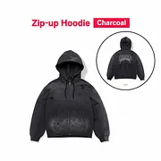 BTS Zip-up Hoodie (Charcoal) | 2026 Arirang Tour US Ver. Apparel 💜