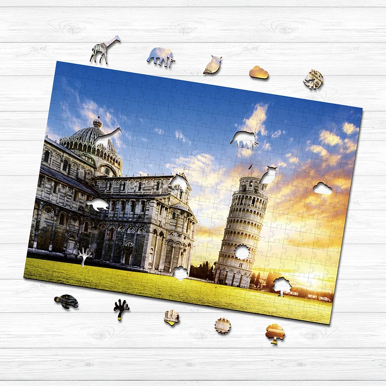 Ericpuzzle™ Ericpuzzle™Leaning Tower of Pisa Wooden  Puzzle