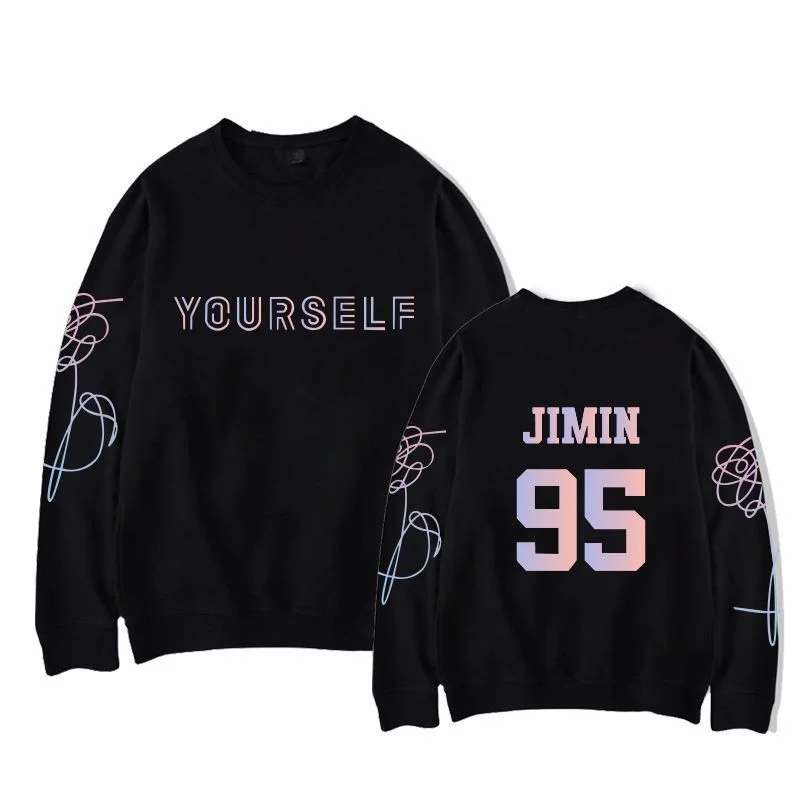 Love Yourself Member Round Neck Hoodie