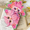 4PCS DIY Diamond Painting Corner Bookmark Kits (Pink Owl)