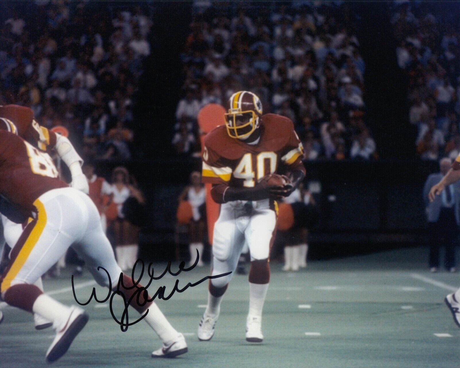 Wilbur Jackson #0 8x10 Signed w/ COA Washington Redskins 031719