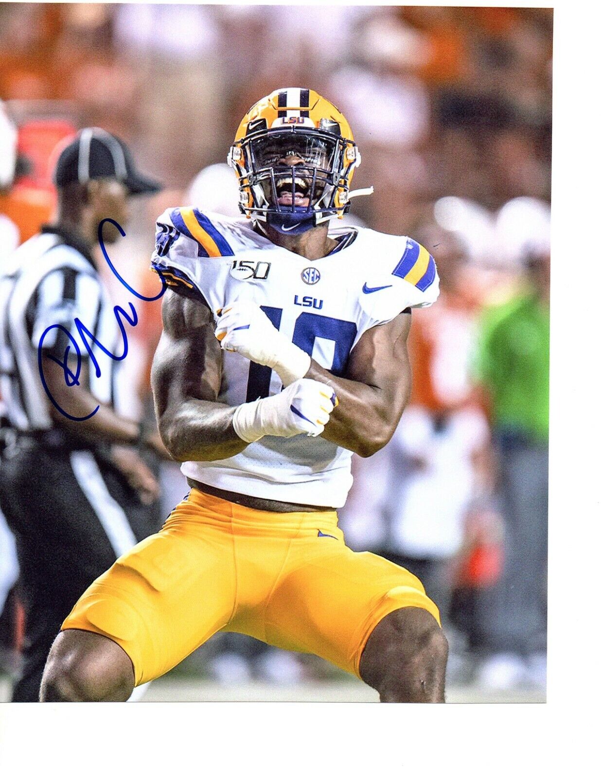 K'Lavon Chiasson LSU Tigers signed autographed 8x10 football Photo Poster painting CHAMPS d