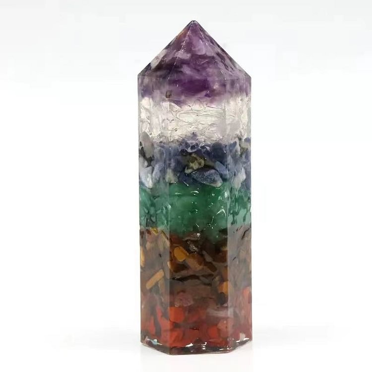 80mm Resin Chakra Towers Points