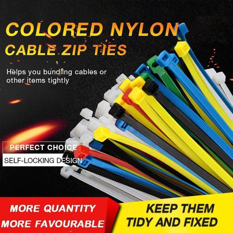 Colored Nylon Cable Zip Ties