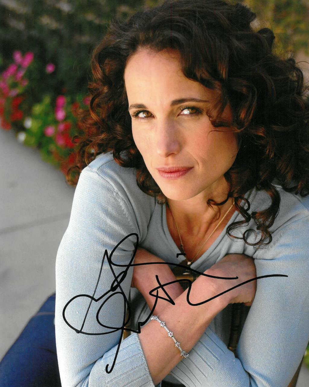 Andie MacDowell Signed Authentic Autographed 8x10 Photo Poster painting PSA/DNA #AE98635