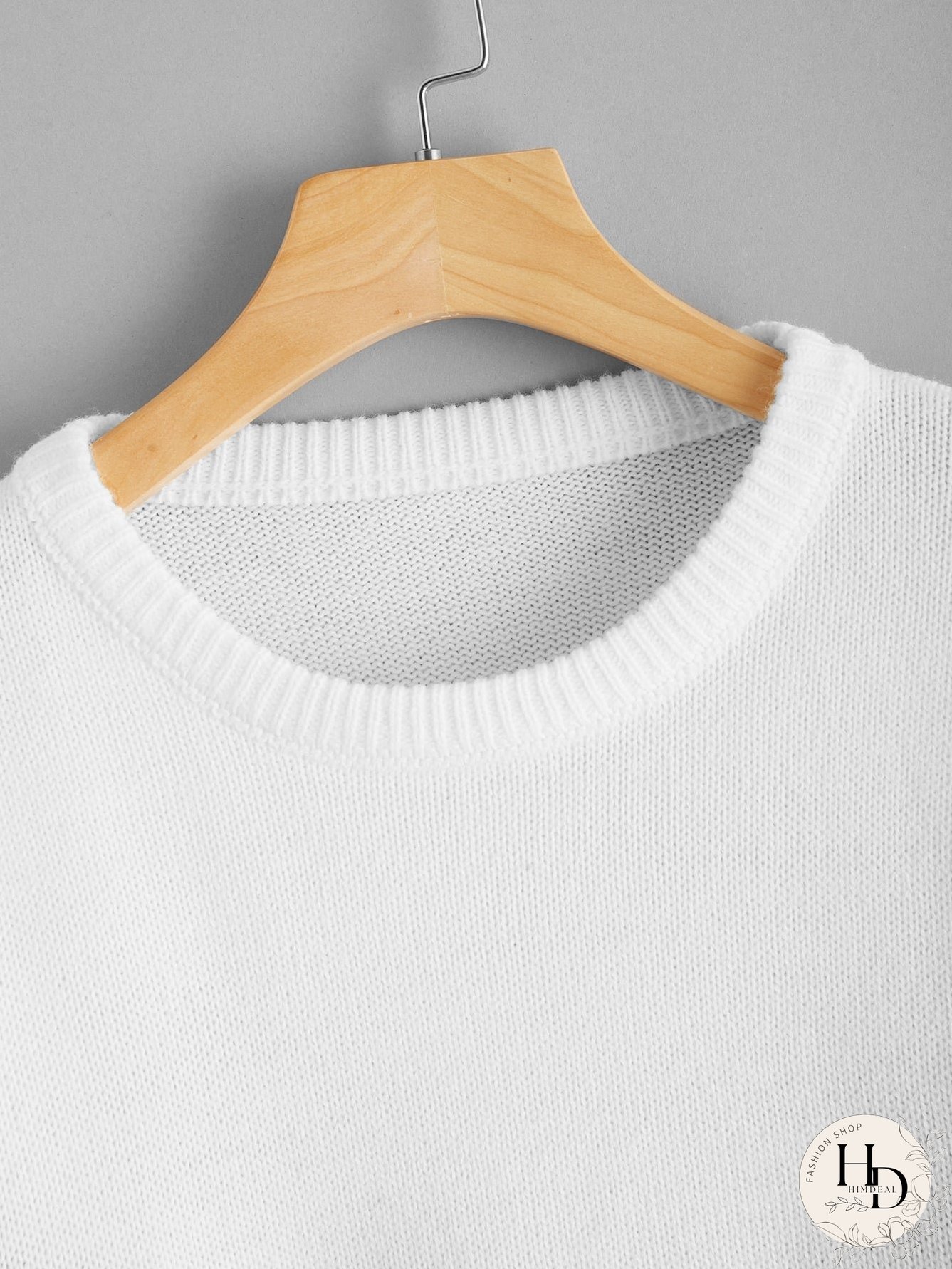 Color Block Drop Shoulder Sweater