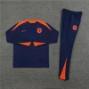 2024 Netherlands Long Sleeve Navy Blue Training Jacket Set